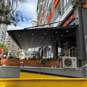 Elektrische Pergola Terrassenüberdachung - Görsel 3